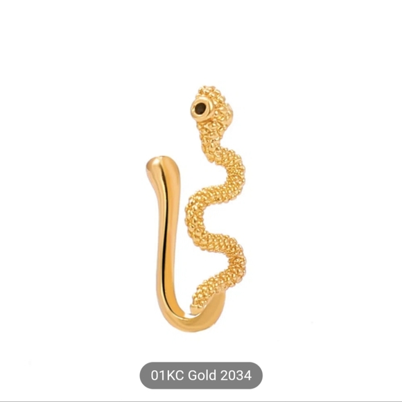 Gold Snake Nose Bling - Picture 2 of 4